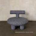 Modern Elegant boucle Fabric Engel Olga Chair